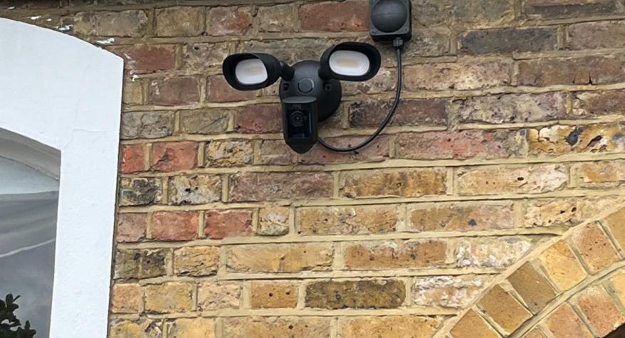 Ring Camera Security Light Installation in Bexley Village by S J Supplies LTD